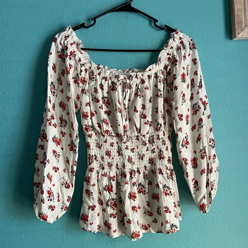 Floral top Roses XS - Picture 1 of 3